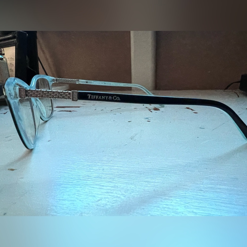 Tiffany & Co. Silver and Black Eyewear